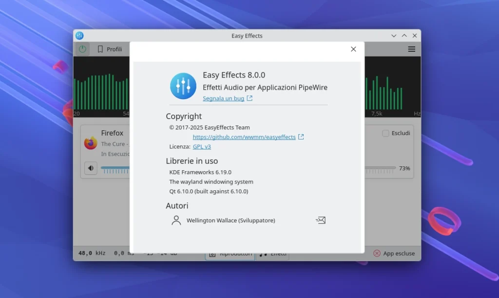 easy effects 8.0.0 linux