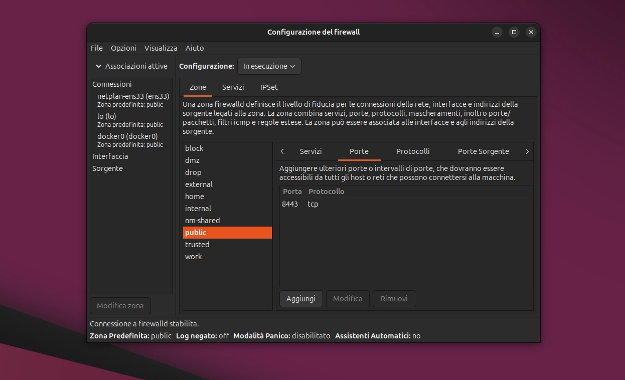firewalld ubuntu linux