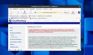 SeaMonkey linux