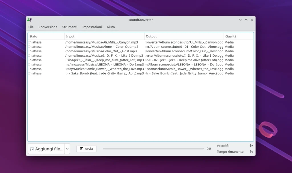 SoundKonverter Linux