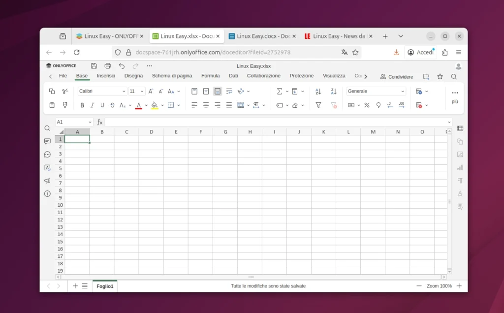 onlyoffice doc foglio calcolo