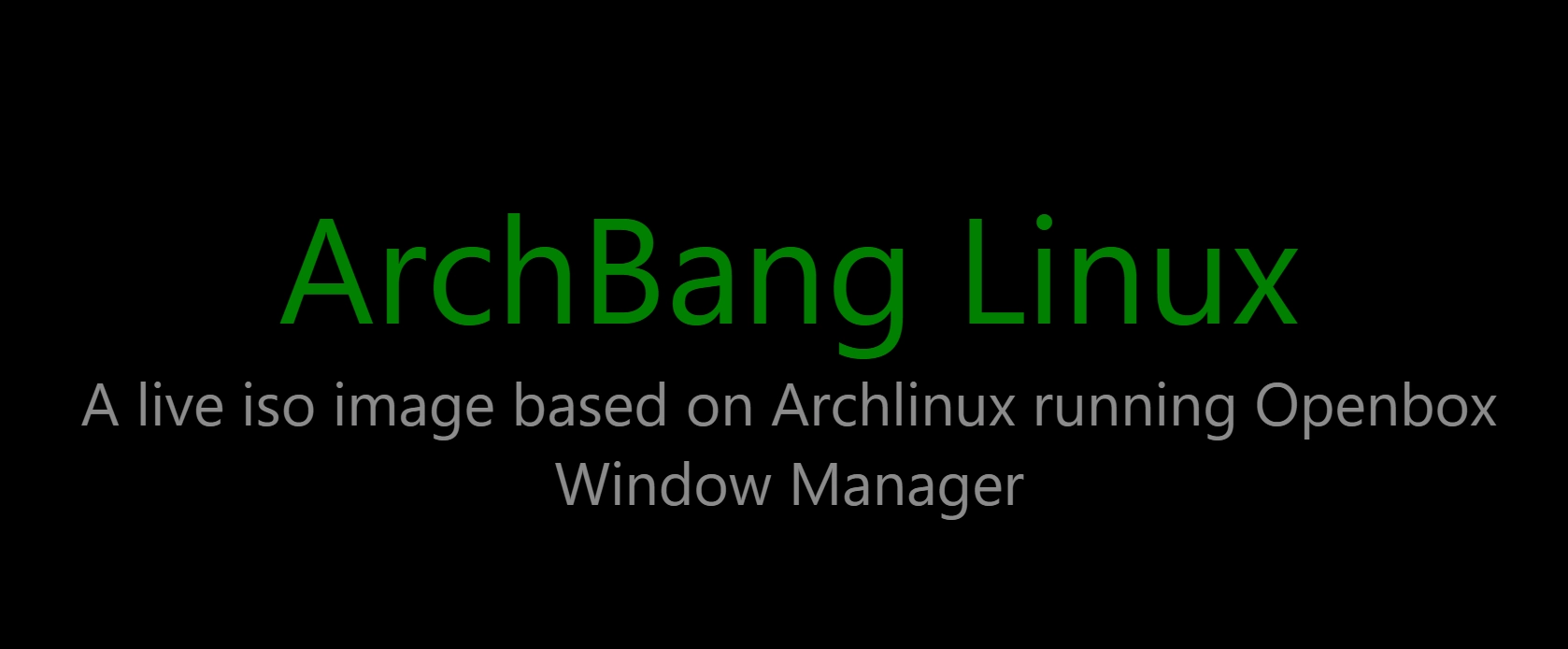 archbang linux