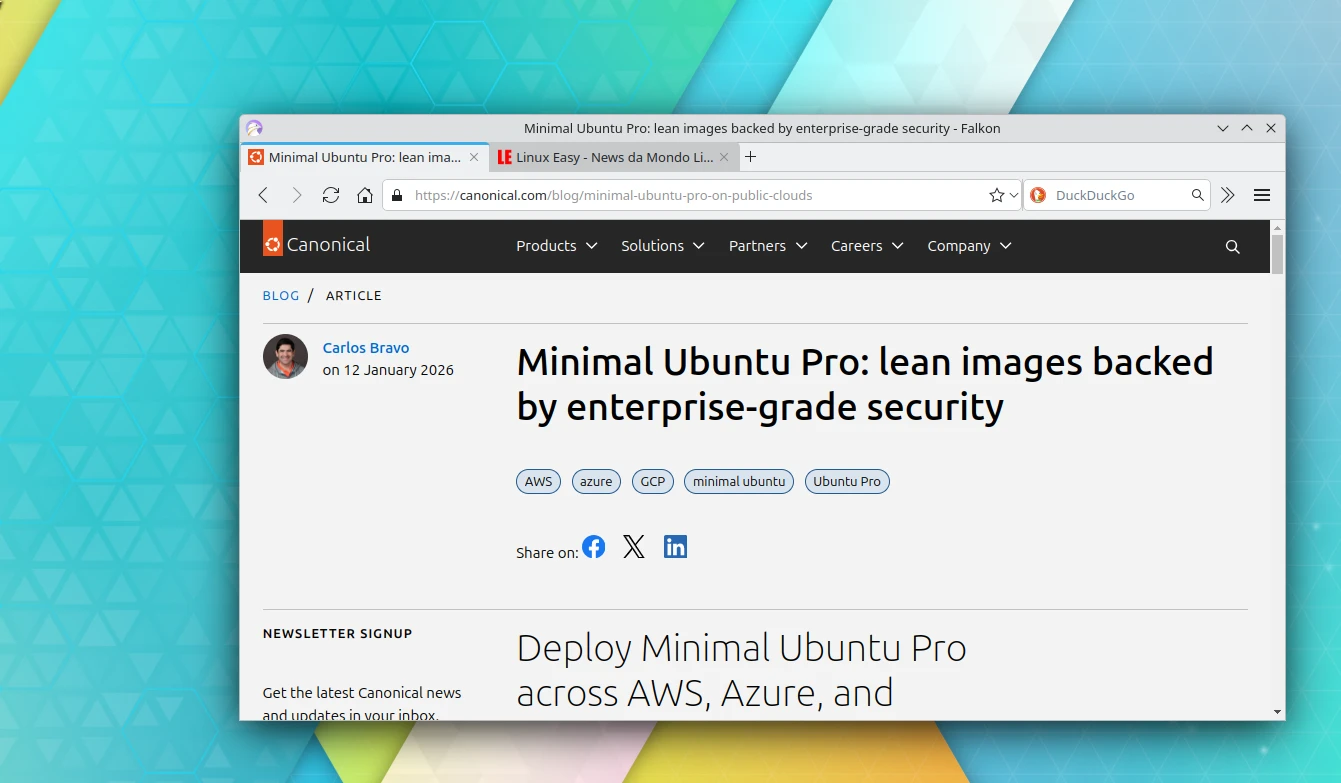 canonica ubuntu pro minimal