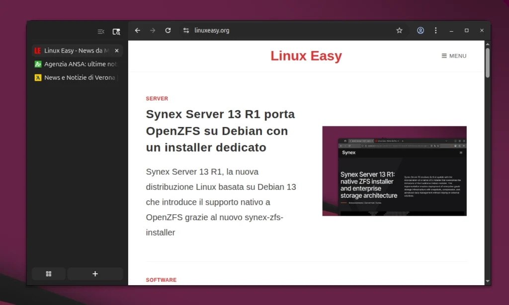 chrome vertical tabs