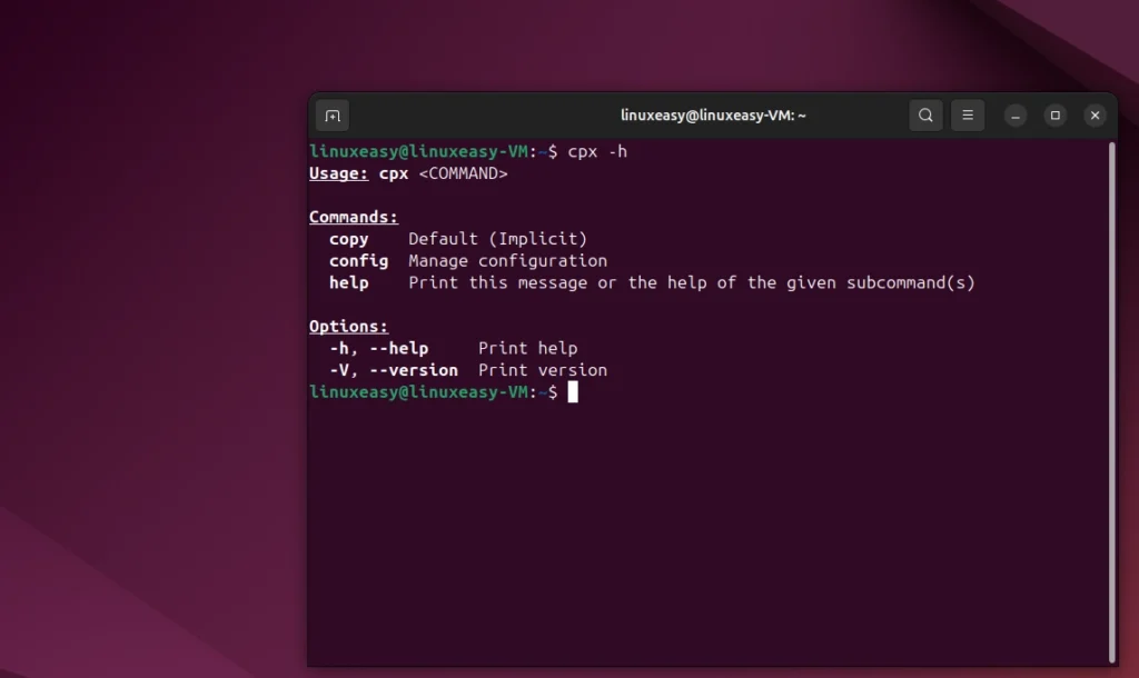 cpx ubuntu linux