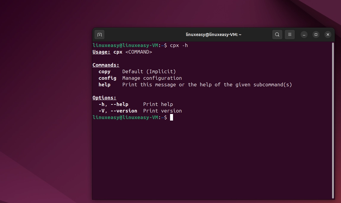 cpx ubuntu linux