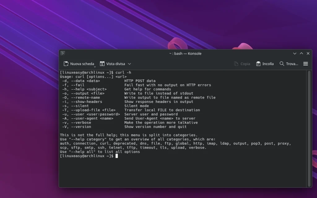 curl linux