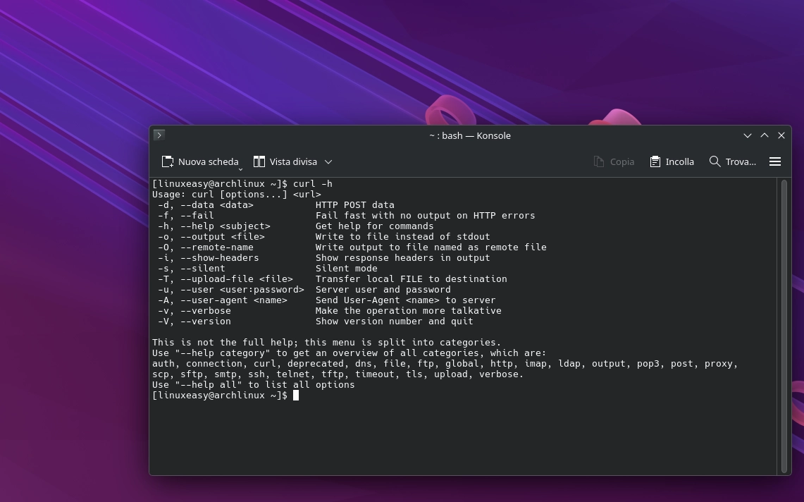 curl linux