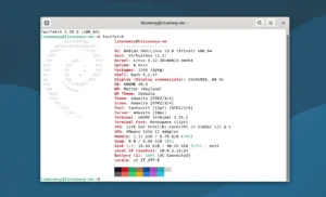 fastfetch debian linux