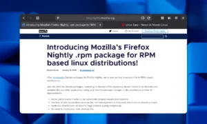 firefox Nightly rpm