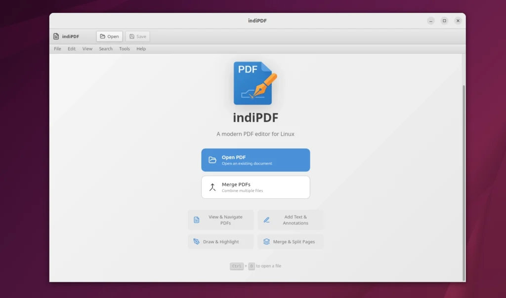 indipdf linux