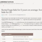 Il 20% dei bug del Kernel Linux resta nascosto per oltre cinque anni