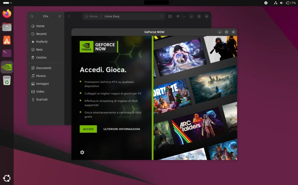 nvidia geforcenow ubuntu linux