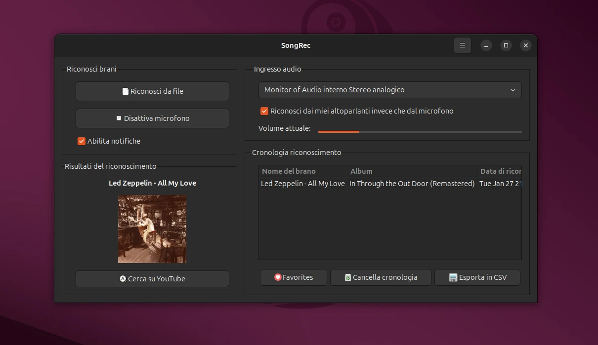 songrec ubuntu linux