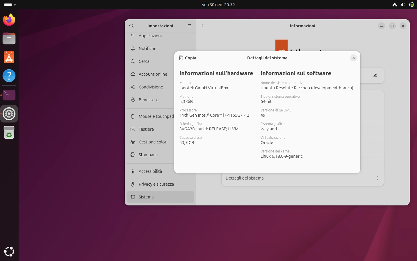 ubuntu 26.04 snapshot dev