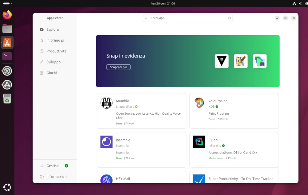 ubuntu app center