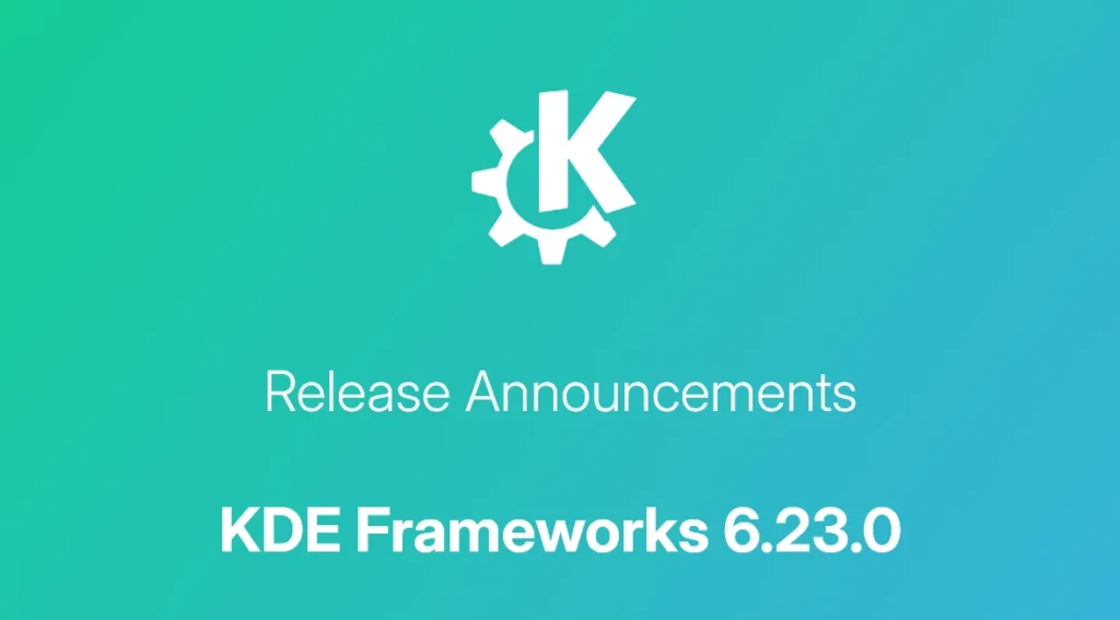 KDE Frameworks 6.23.0