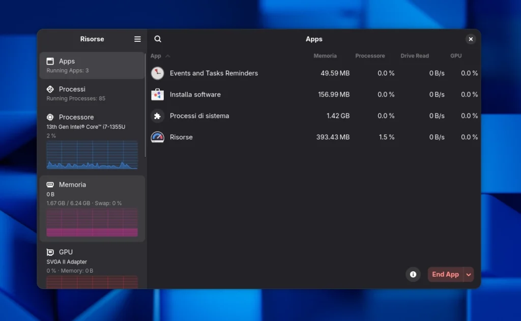 Resources Linux GNOME
