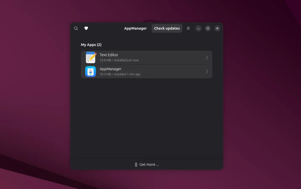 appmanager ubuntu linux