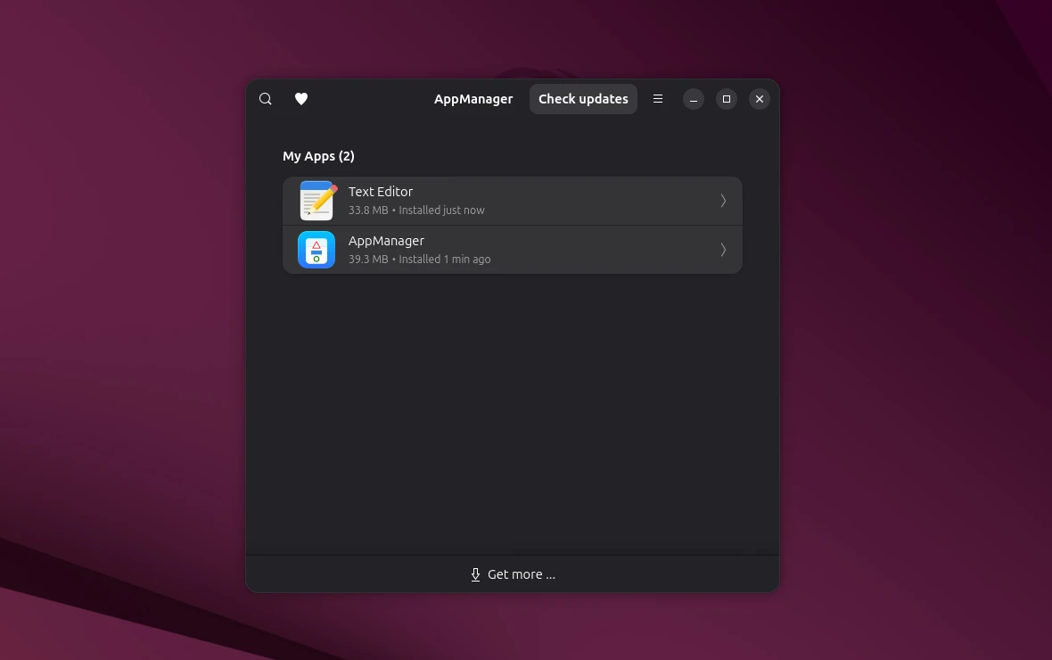 appmanager ubuntu linux