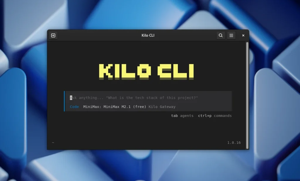 kilo cli linux