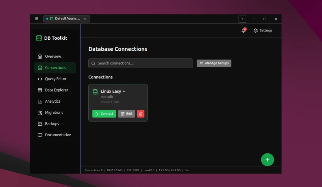 DB Toolkit la nuova app open source per gestire database in modo moderno
