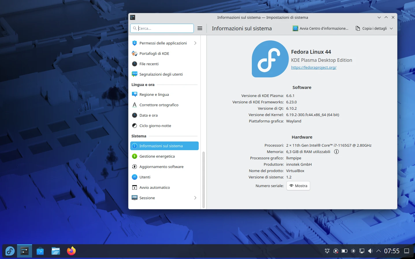 Fedora 44 KDE