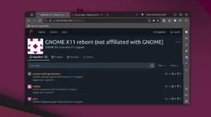 GNOME X11 reborn