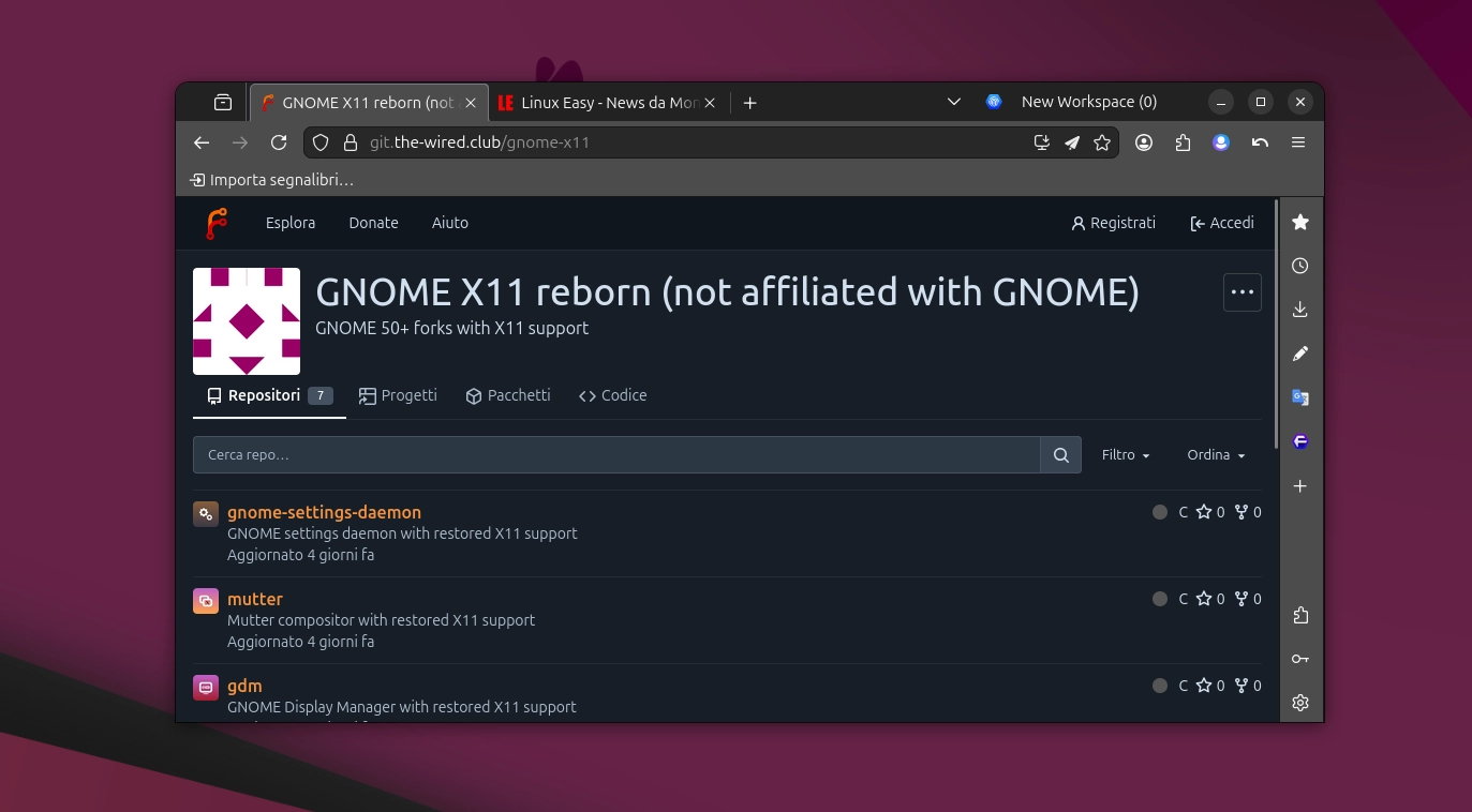 GNOME X11 reborn