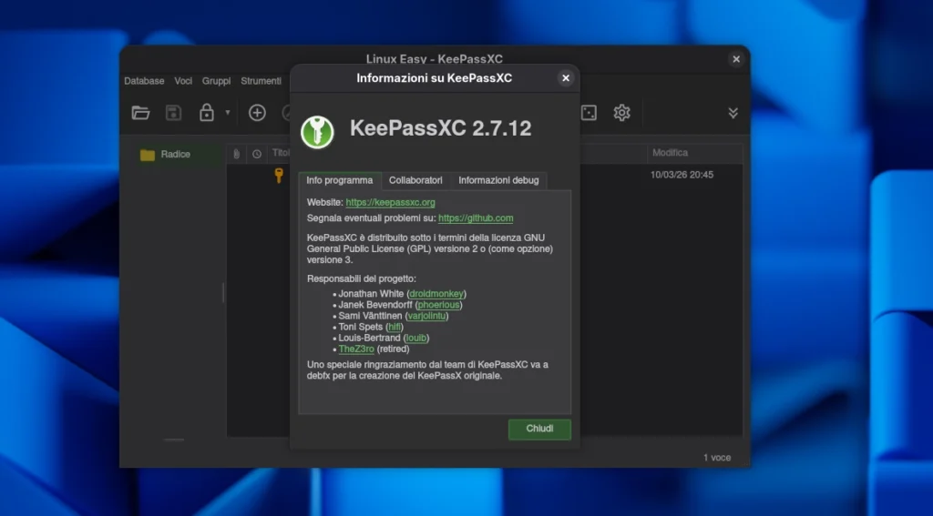 KeePassXC 2.7.12
