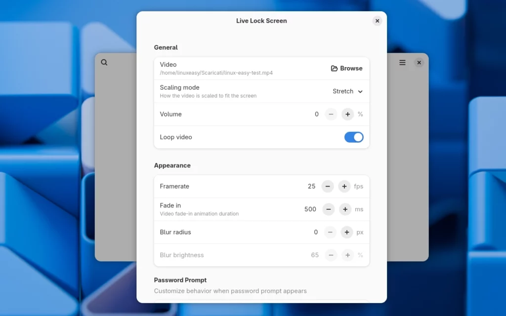 Live Lock Screen Settings
