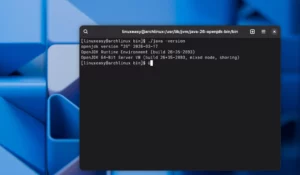 OpenJDK 26 Arch Linux