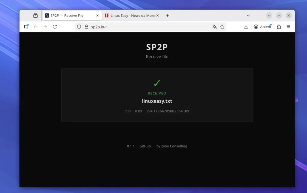 SP2P browser