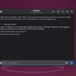 Telepipe, la shell a riga di comando che trasforma GNOME in un editor di testo interattivo