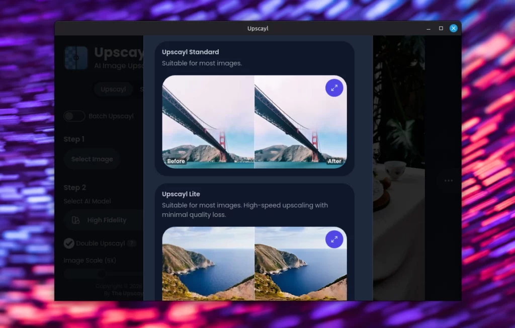 Upscayl porta l’upscaling AI a un nuovo livello