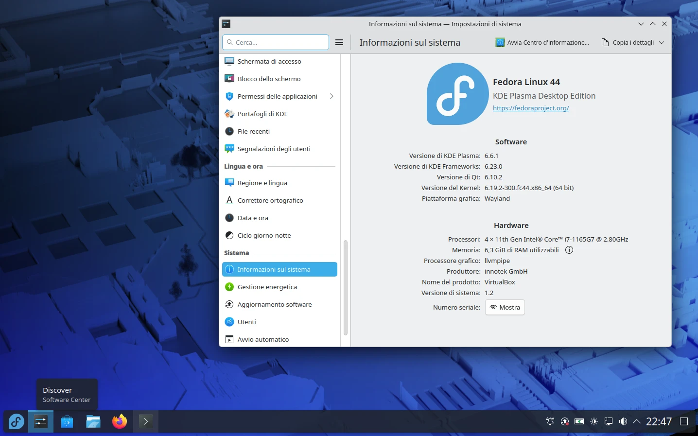 fedora 44 kde