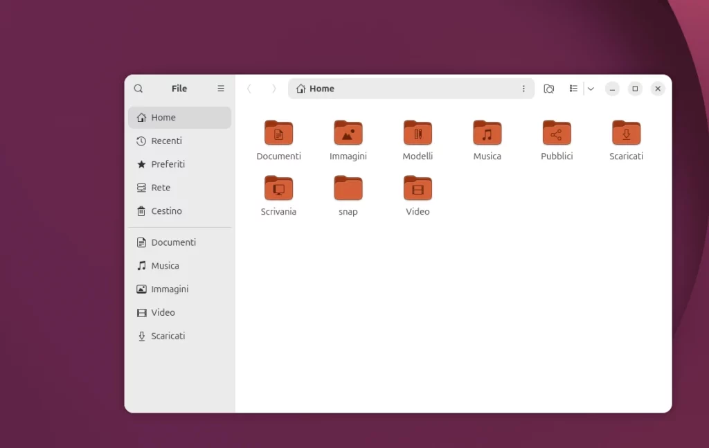 Le nuove icone delle cartelle di Ubuntu 26.04 cambiano ancora