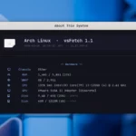 vsFetch informazioni di sistema in stile grafico, ispirato a fastfetch