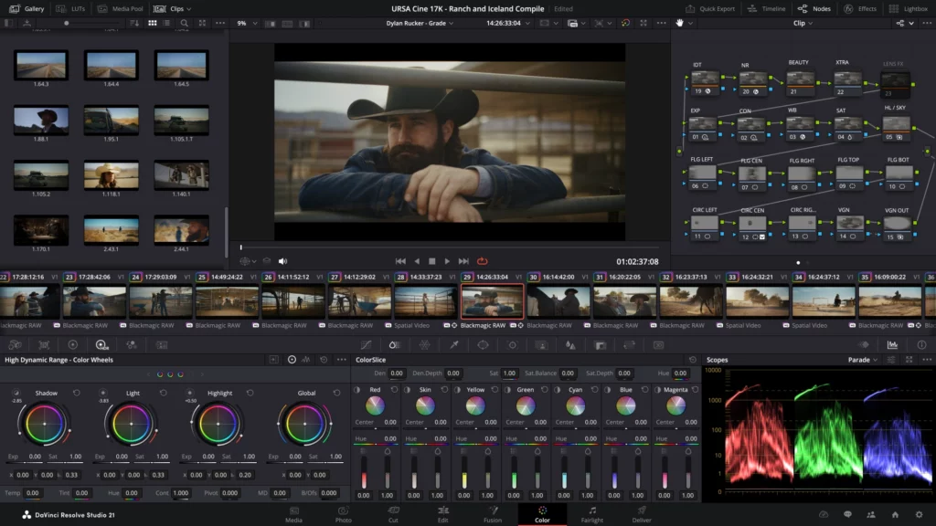 DaVinci Resolve 21 COLOR