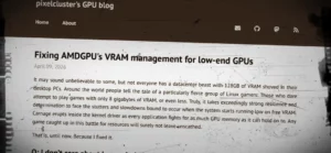 Fixing AMDGPU VRAM