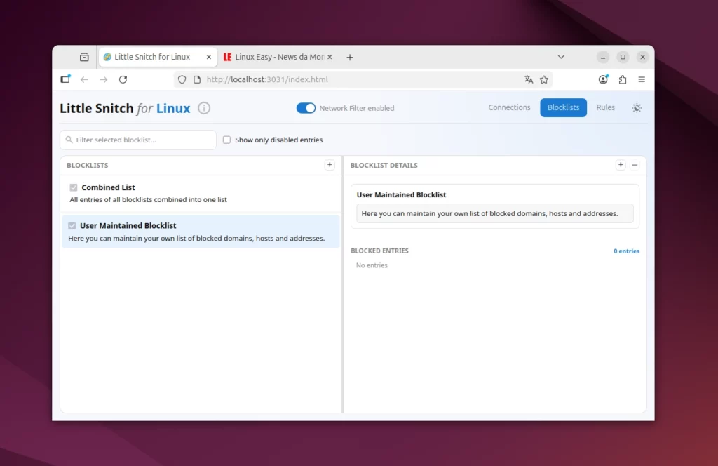 Little Snitch for Linux Blocklist