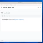 Mini Diarium diario desktop cifrato e completamente offline