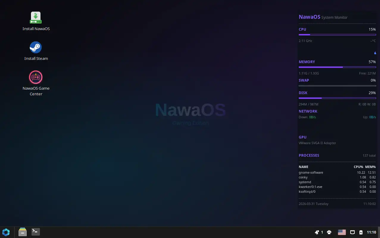 NawaOS System Monitor