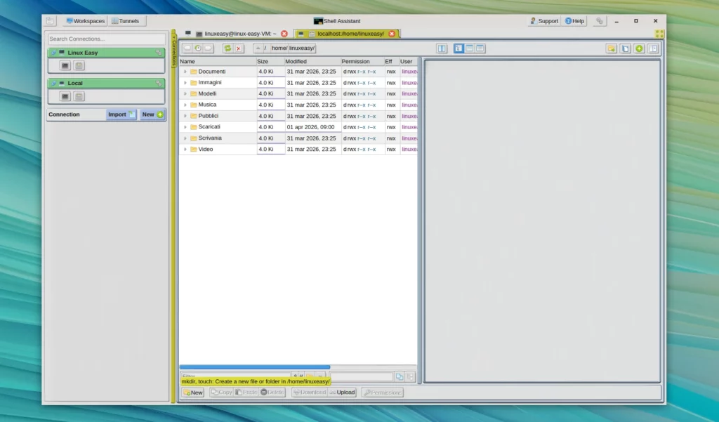 Shell Assistant File Manager