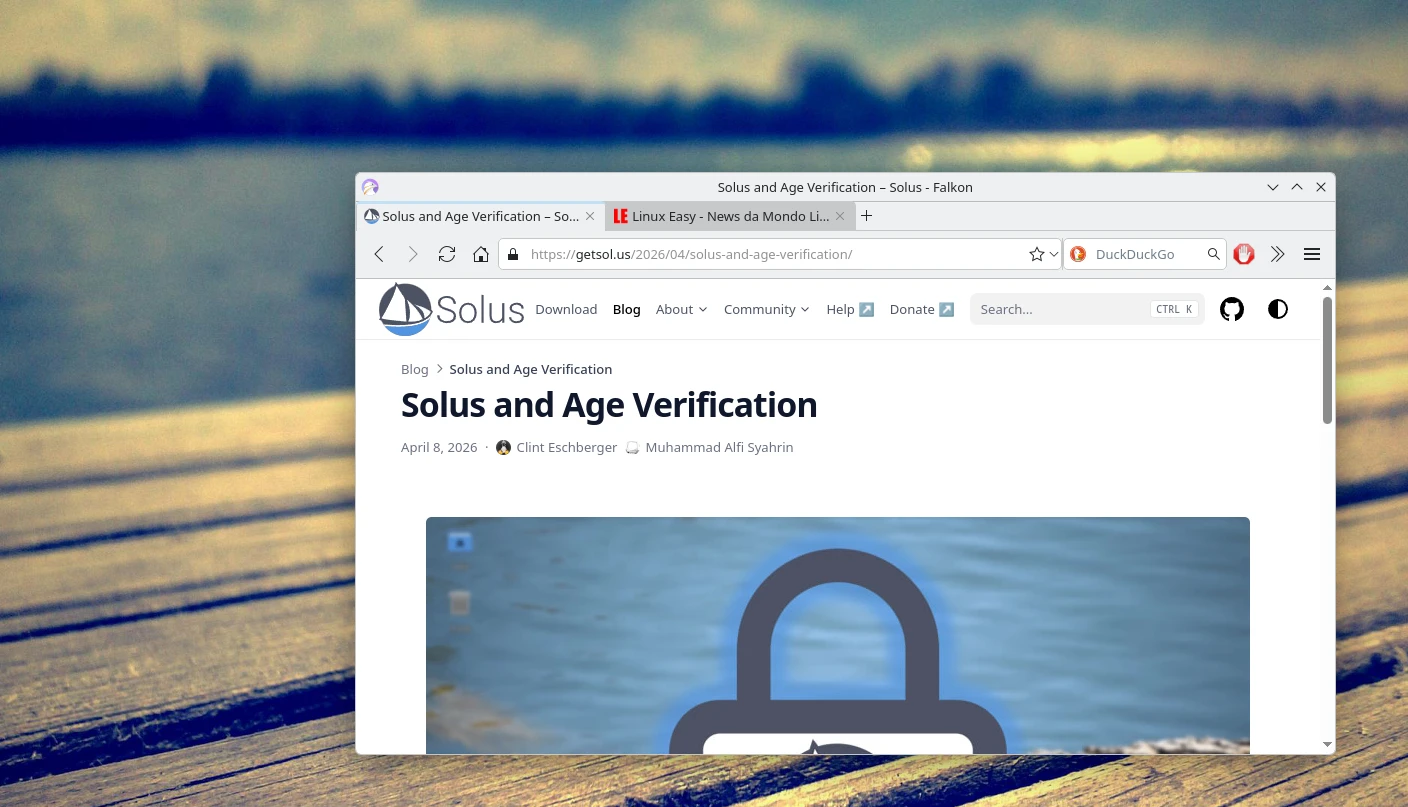 Solus and Age Verification