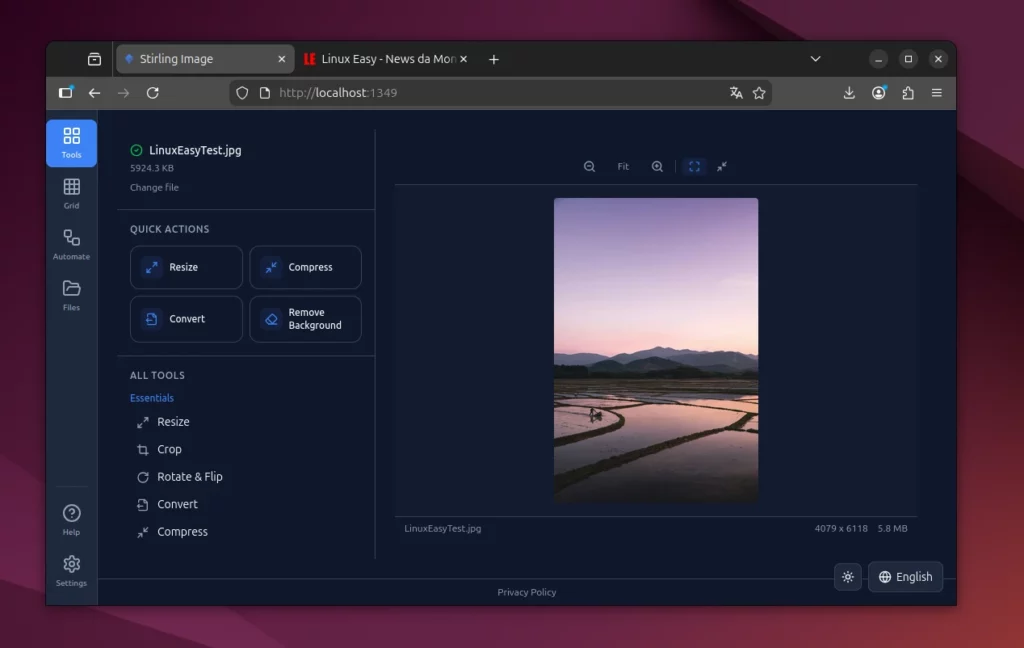 Stirling Image Edit Image