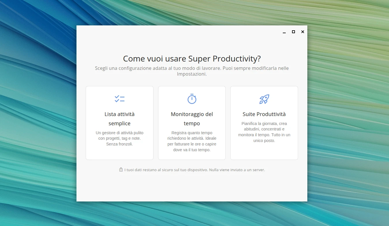 Super Productivity Home
