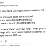 Il Colorado valuta l’esenzione per Linux dalle verifiche dell’età