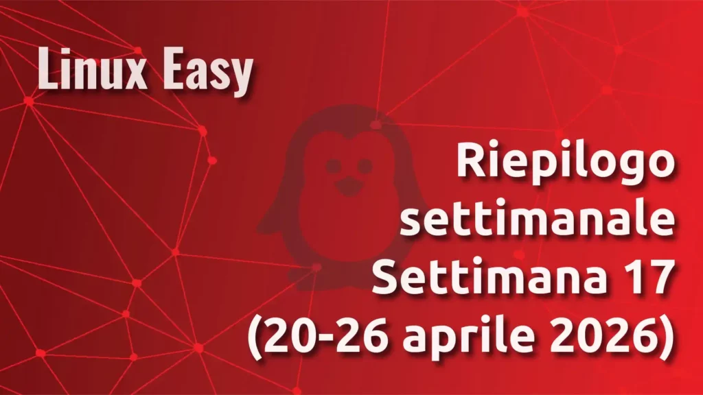 linux easy riassunto settimana 17