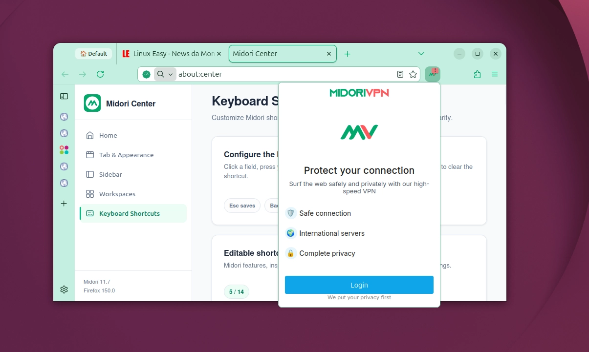 midori browser